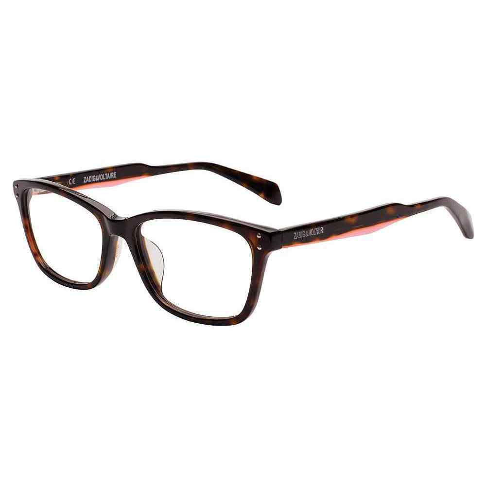 ZADIG & VOLTAIRE OPTICAL VZV175 Eyeglasses BROWN-0AHL 52mm